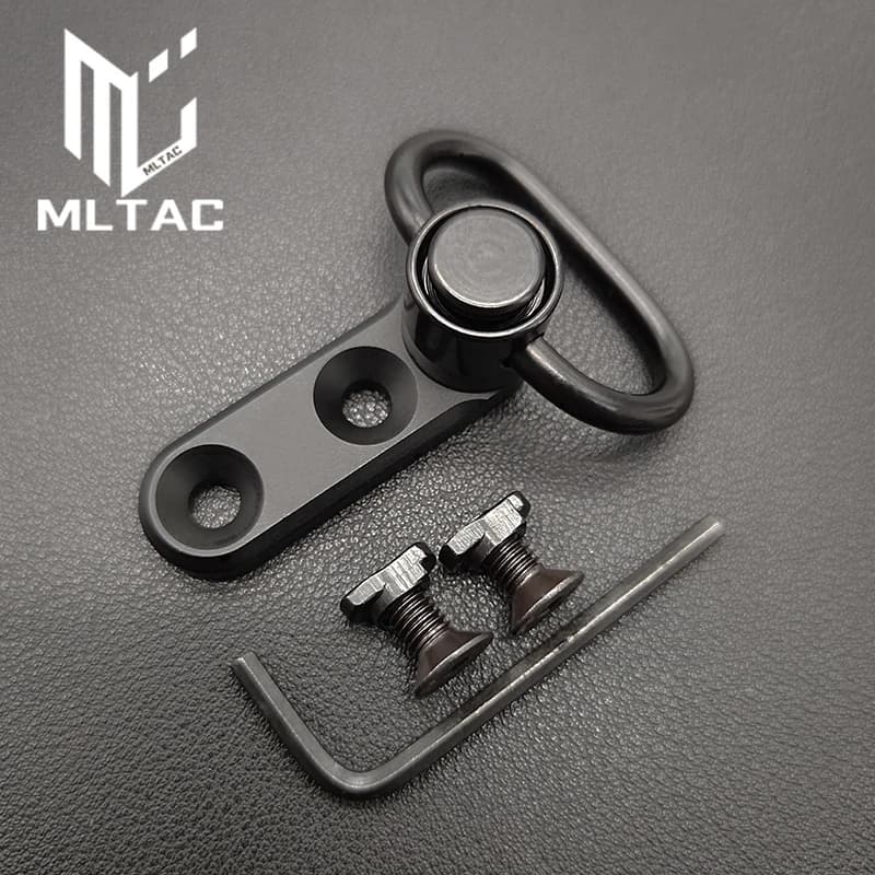 Tactic Gear Strap Buckle QD Sling Swivel 20mm Picatinny Rail Mount Base Quick Detach Rail Mount for Mlok Rail Gun Accessories - Image 4