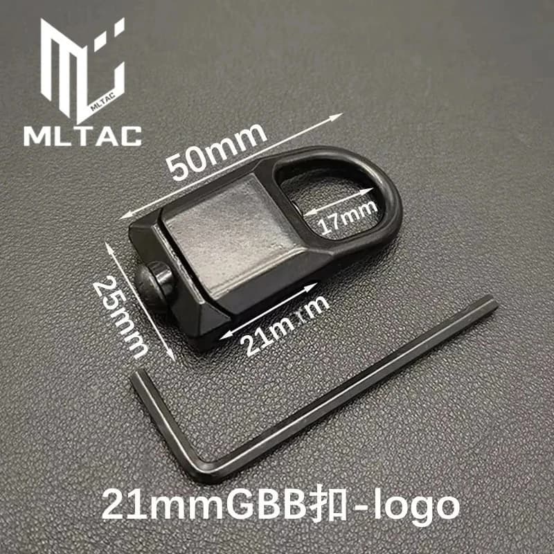 Tactic Gear Strap Buckle QD Sling Swivel 20mm Picatinny Rail Mount Base Quick Detach Rail Mount for Mlok Rail Gun Accessories - Image 6