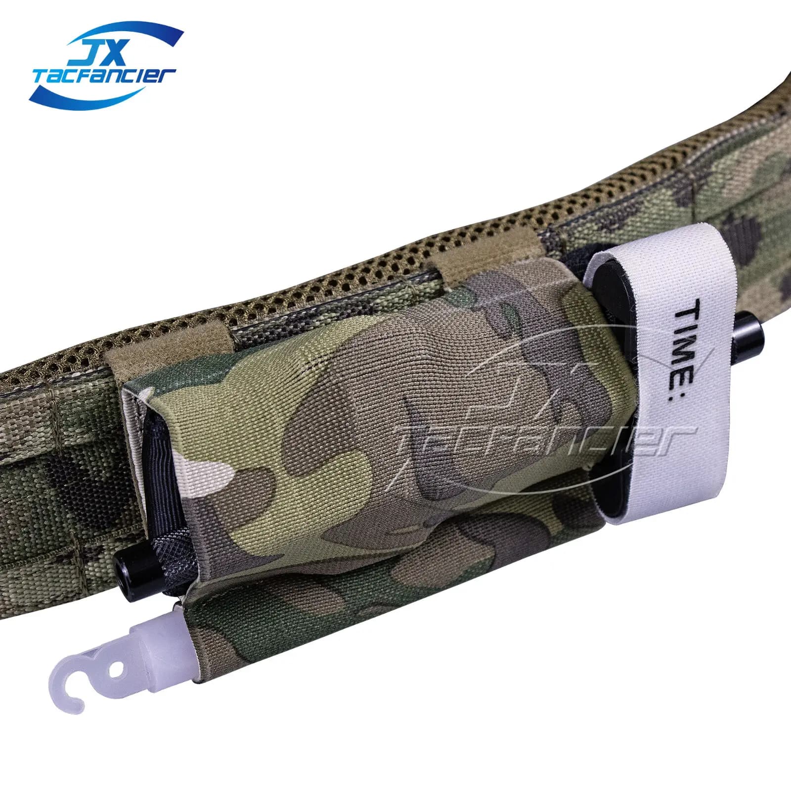Tourniquet Holder TQ Sleeve Pouch Elastic Band Molle Hook and Loop Mounted for Chest Rig Duty Belt Accessories - Image 1