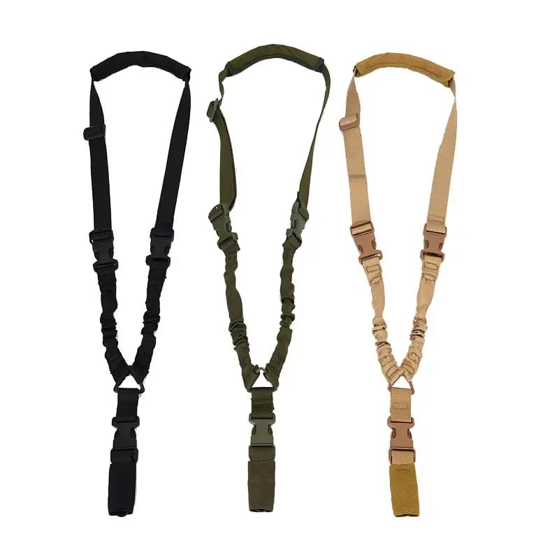 1PC Shot Gun Belt Hunting Accessories Gear Single Point Gun Sling Shoulder Strap Rifle Rope Belt with Metal Buckle - Image 3