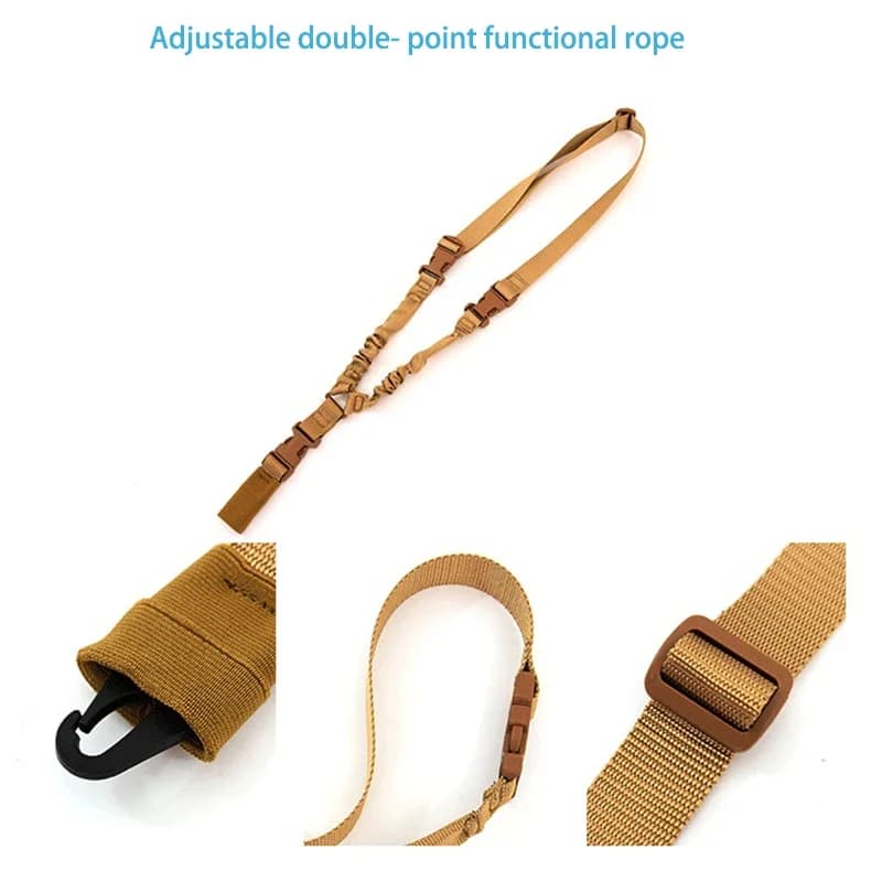 1PC Shot Gun Belt Hunting Accessories Gear Single Point Gun Sling Shoulder Strap Rifle Rope Belt with Metal Buckle - Image 4