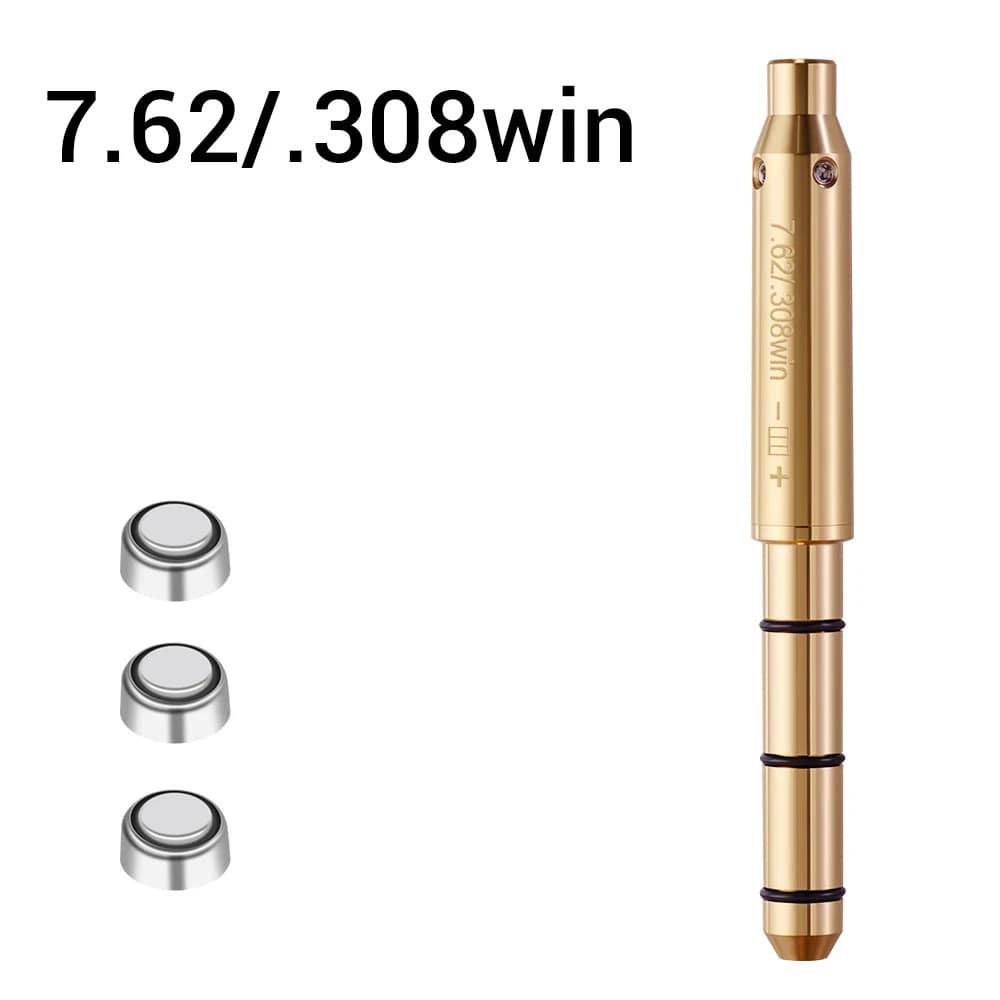 Laser Bore Sighter .22LR .177 .223Rem 9mm/.38spl 300WIN .30-06 8X57JS Barrel for Pistol Rifle Airsoft Cartridge Collimator - Image 4