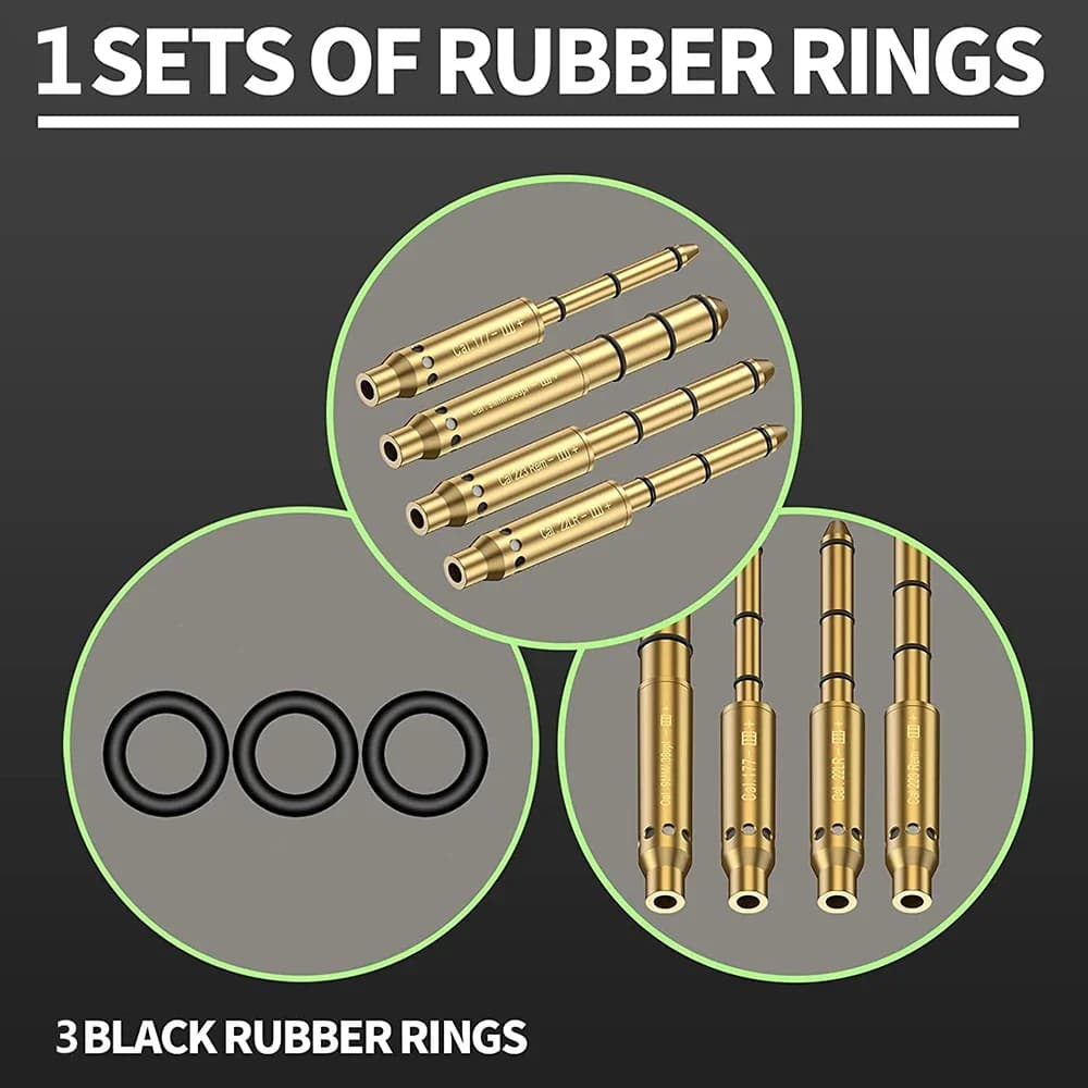Laser Bore Sighter .22LR .177 .223Rem 9mm/.38spl 300WIN .30-06 8X57JS Barrel for Pistol Rifle Airsoft Cartridge Collimator - Image 6