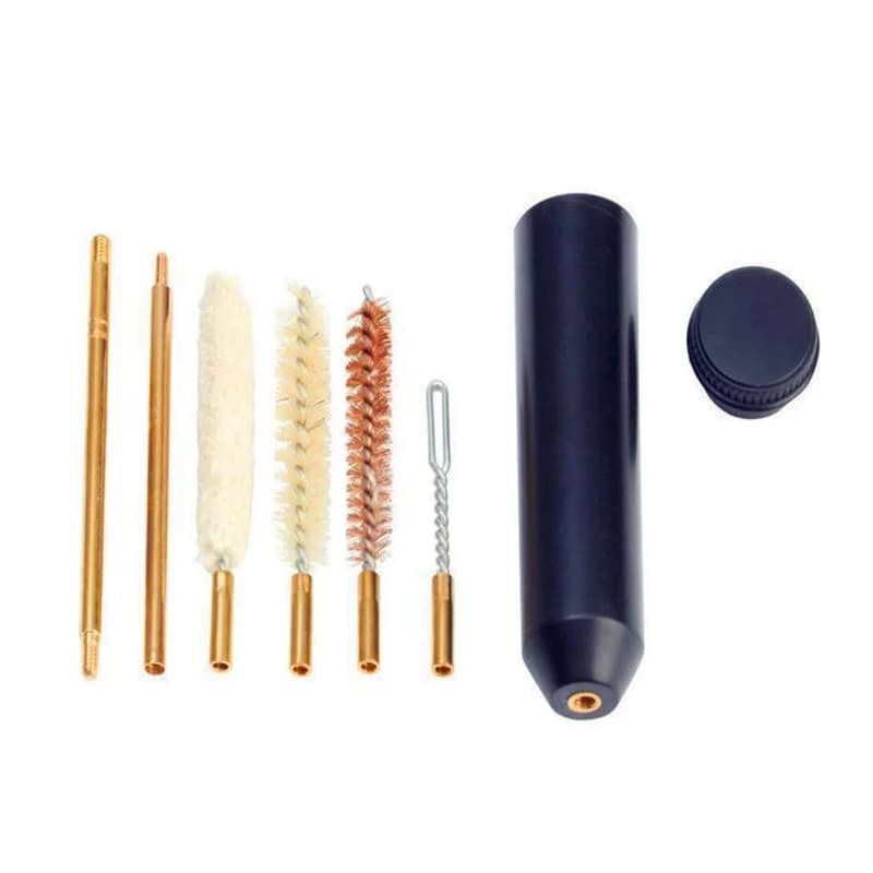 7pcs 9 mm Black Pistol Cleaning Kit Hand Gun Rod Brush Gun Cleaning Tools 22/45/357/9 mm - Image 2