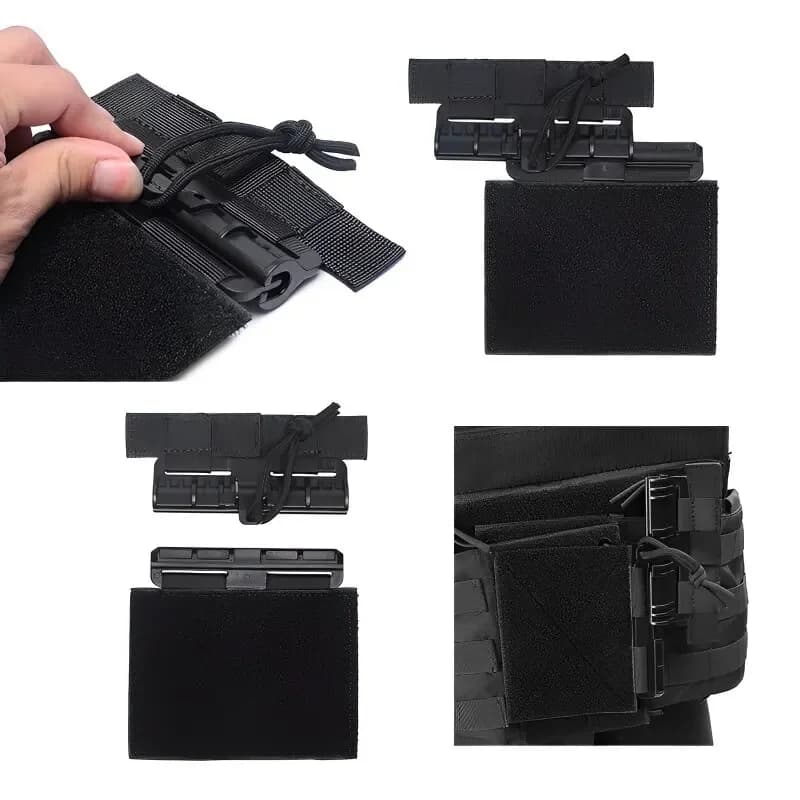 2PCS Tactical Vest Quick Release Buckle Molle Kit Universal Airsoft Vest Quick Removal Buckle Set Hunting Accessories - Image 3