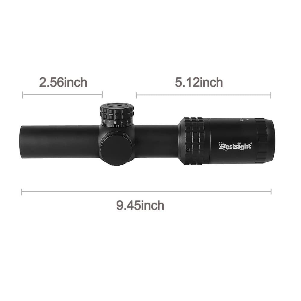 1-5X24 Tactical Optical Scope Red and Green Illuminated Reticle Hunting Scopes Compact Scope Sight - Image 5
