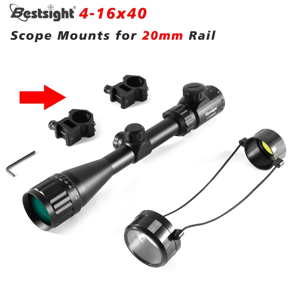 4-16X40 AOE Optics Hunting Scope Red&Green Dot Illuminated Sight Scope Hunting Gear Scope Airsoft - Image 6