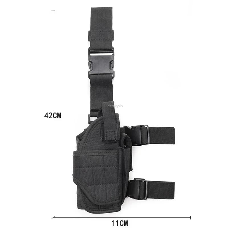 Universal Drop Leg Gun Holster Right Handed Tactical Thigh Pistol Bag Pouch Legs Harness for All Handguns - Image 4