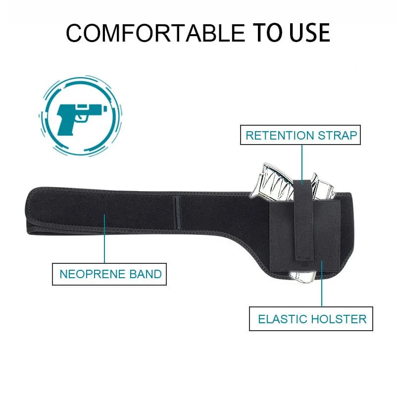 Hot 1PC Outdoor Gun Holster Multifunctional Concealed Carrying Waist Universal Stock Belt Pistol for Tactical Equipment - Image 2