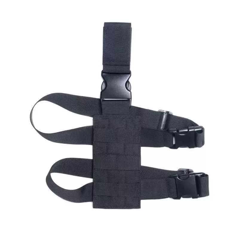 Universal Drop Leg Holster Thigh Platform Tactical MOLLE Gun Holster for Hunting Paintball Panel with Adjustable Molle Straps - Image 2