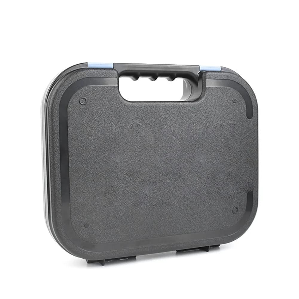 Hard Tactical Pistol Storage Case Pre-Cut Foam Shockproof Portable Handgun Carry Safety Box for Glock Hunting Shooting - Image 1