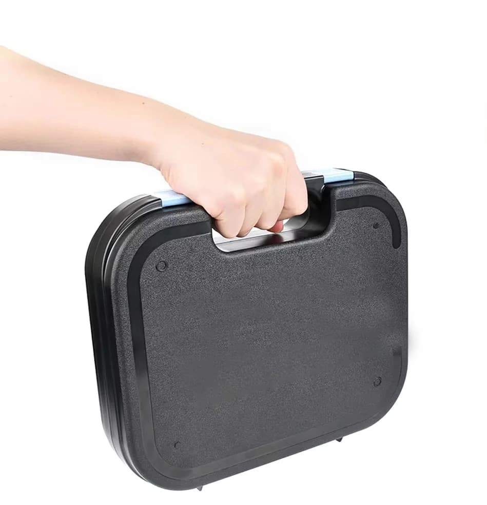 Hard Tactical Pistol Storage Case Pre-Cut Foam Shockproof Portable Handgun Carry Safety Box for Glock Hunting Shooting - Image 2