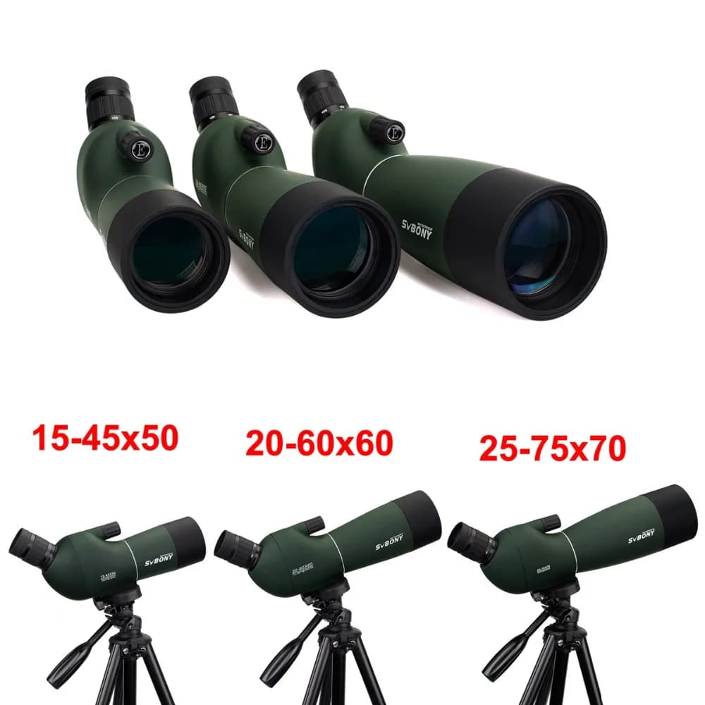 SVBONY 50/60/70/80 Spotting Scope Zoom Telescope Powerful Waterproof Long Range PORRO Prism for Shooting camping equipment - Image 6