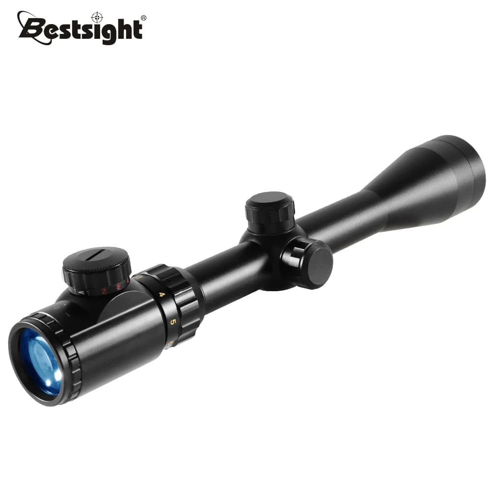 3-9x40 Hunting Scope Red or Green Illuminated Optical Sight with Mounts Mil Dot Crosshair Tactical Air hunting - Image 4