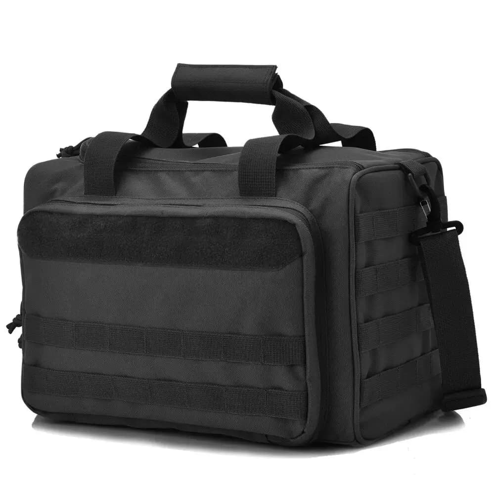 Tactical Gun Range Bag Deluxe Pistol Shooting Range Duffle Bags - Image 2