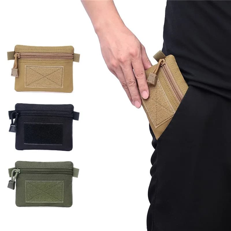 Outdoor EDC Molle Wallet Portable Waterproof Zipper Waist Pouch for Camping Hiking Hunting Travel EDC Pack - Image 5