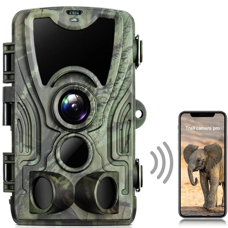 Outdoor WIFI APP 4K/2.7K 36MP/24MP Trail Camera Wildlife Infrared Night Vision Motion Activated IP65 Trap Game Cam Waterproof - Image 1