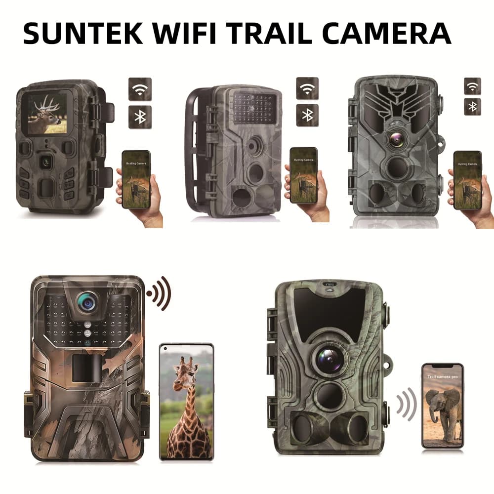Outdoor WIFI APP 4K/2.7K 36MP/24MP Trail Camera Wildlife Infrared Night Vision Motion Activated IP65 Trap Game Cam Waterproof - Image 6