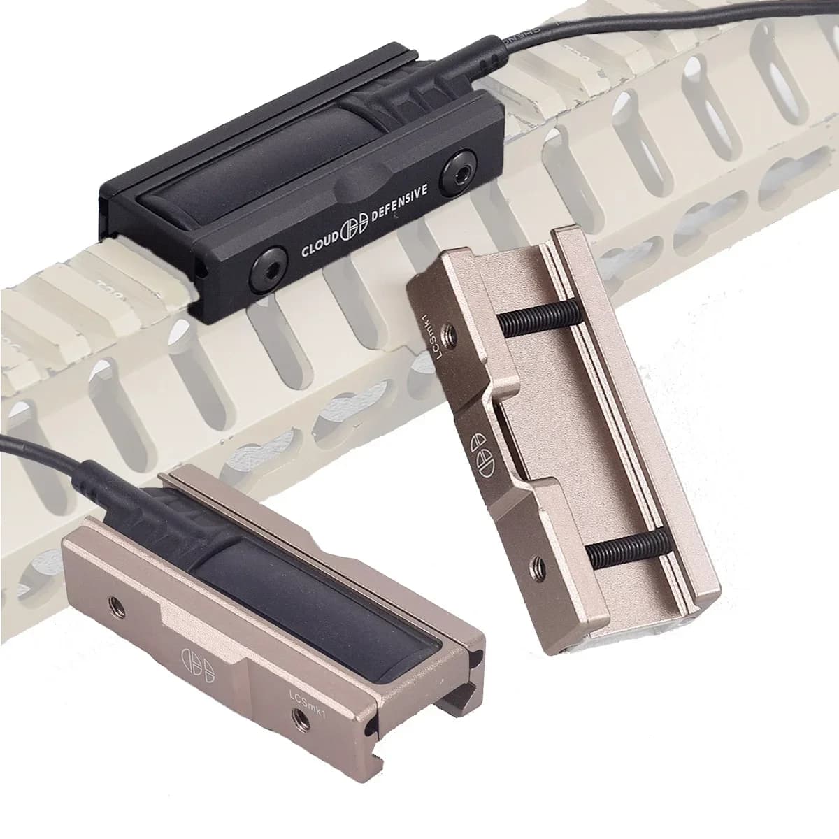 Mlok Keymod Rail Mount Surefire M600 M300 Scout Light Flashlight ST07 Pressure Pad Switch Accessories for 20mm Picatinny Rail - Image 5
