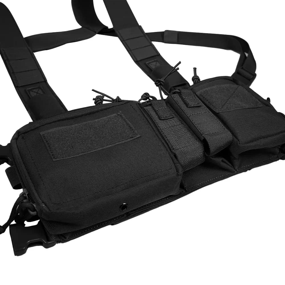 Tactical Chest Vest Rig Bag Field Training Vest Multifunctional Camouflage Strap with Multi-Pocket Outdoor Camping CS Match Pack - Image 4