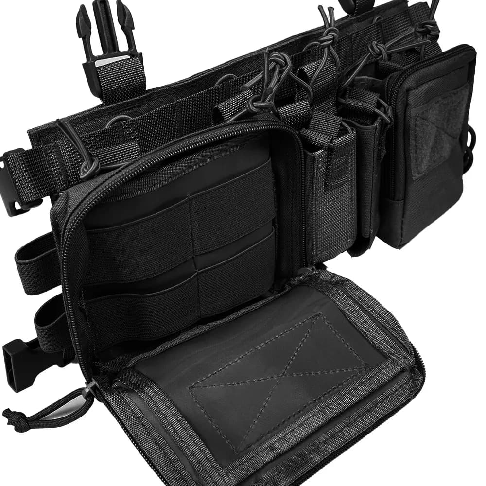 Tactical Chest Vest Rig Bag Field Training Vest Multifunctional Camouflage Strap with Multi-Pocket Outdoor Camping CS Match Pack - Image 5