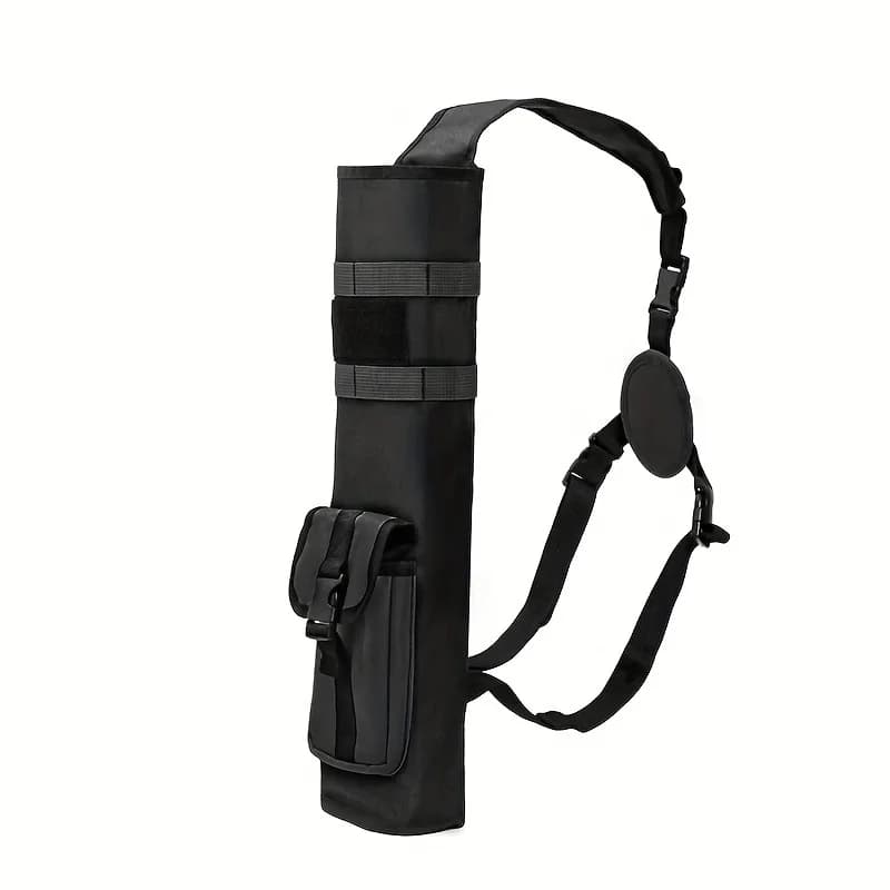 Pskook archery Lightweight Back Arrow quiver Dual Use Foldable Compact Hip Arrows Bag with Molle System Pocket Hanged for hunt - Image 4
