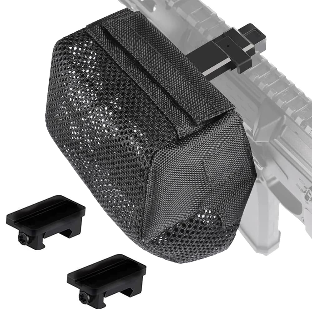 New Quick Release Shell Catcher With Detachable Picatinny Heat Resistant Thickened Brass Catcher Nylon Mesh For Rifle - Image 1