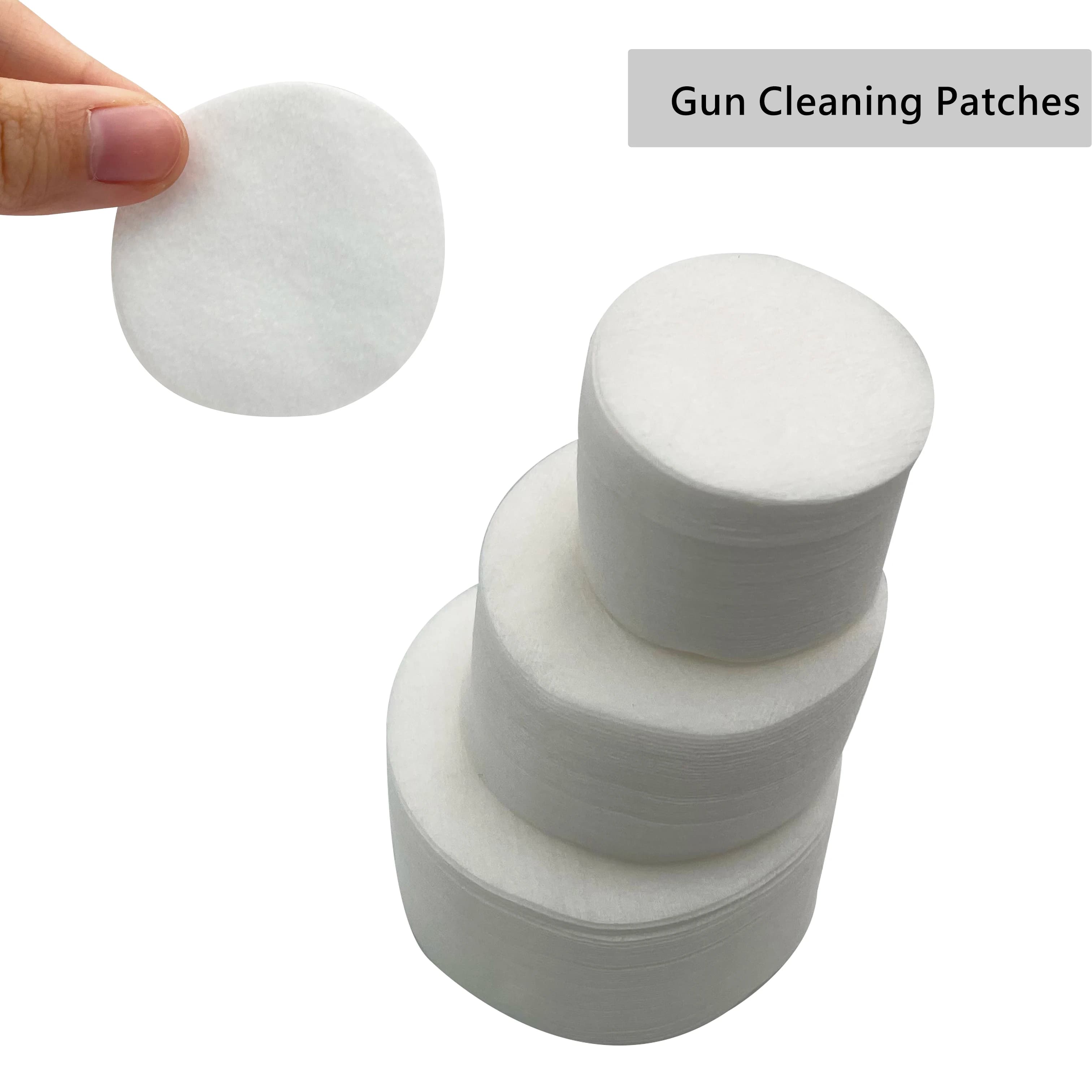 Thick 500PCS Gun Cleaning Patches Cloth Tactical Round Gun Wipe for Rifle Handgun Pistol Maintenance Hunting Shooting Accessory - Image 1