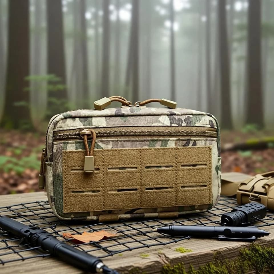 EDC Molle Tactical Pouch Waist Pack Compact Utility Pouches Waist Belt Bag Medical Bags Phone Case Outdoor Hunting Accessories - Image 6