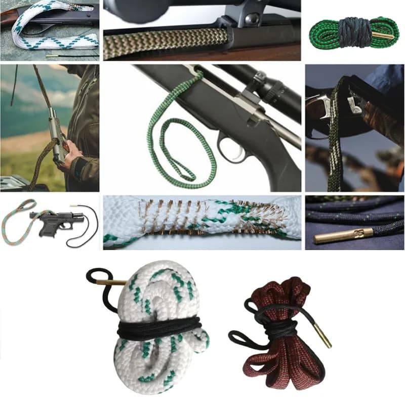 Hunting Airsoft Bore Cleaner Snake For 12GA .308 .22 .223 .38 Caliber 5.56mm 7.62mm16/20GA Airsoft Cleaning Kit Tool Barrel Rope - Image 4