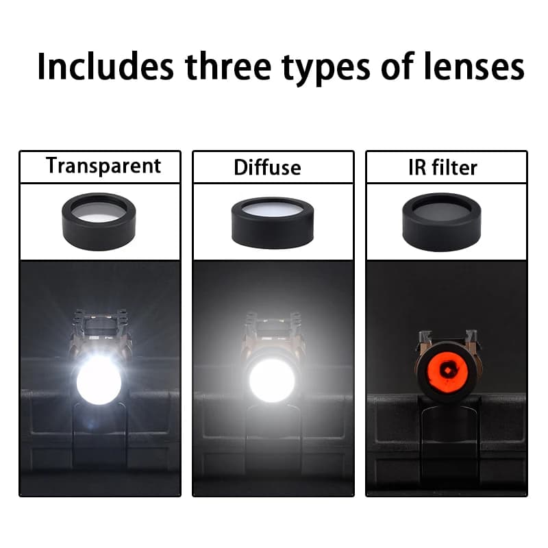 WADSN Tactical M300 M600 X300 X400V Protector Hunting Weapon light LED Flashlight Cover Custom Lens Guard 25.4MM 28MM 30MM 26mm - Image 2