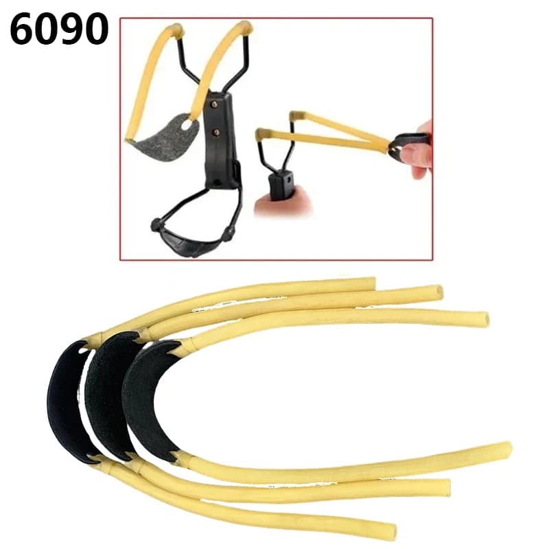 6090 Slingshot Band Rubber Latex Bands Catapult Powerful Pocket Hunting Outdoor Sports Elastic Replacement - Image 1