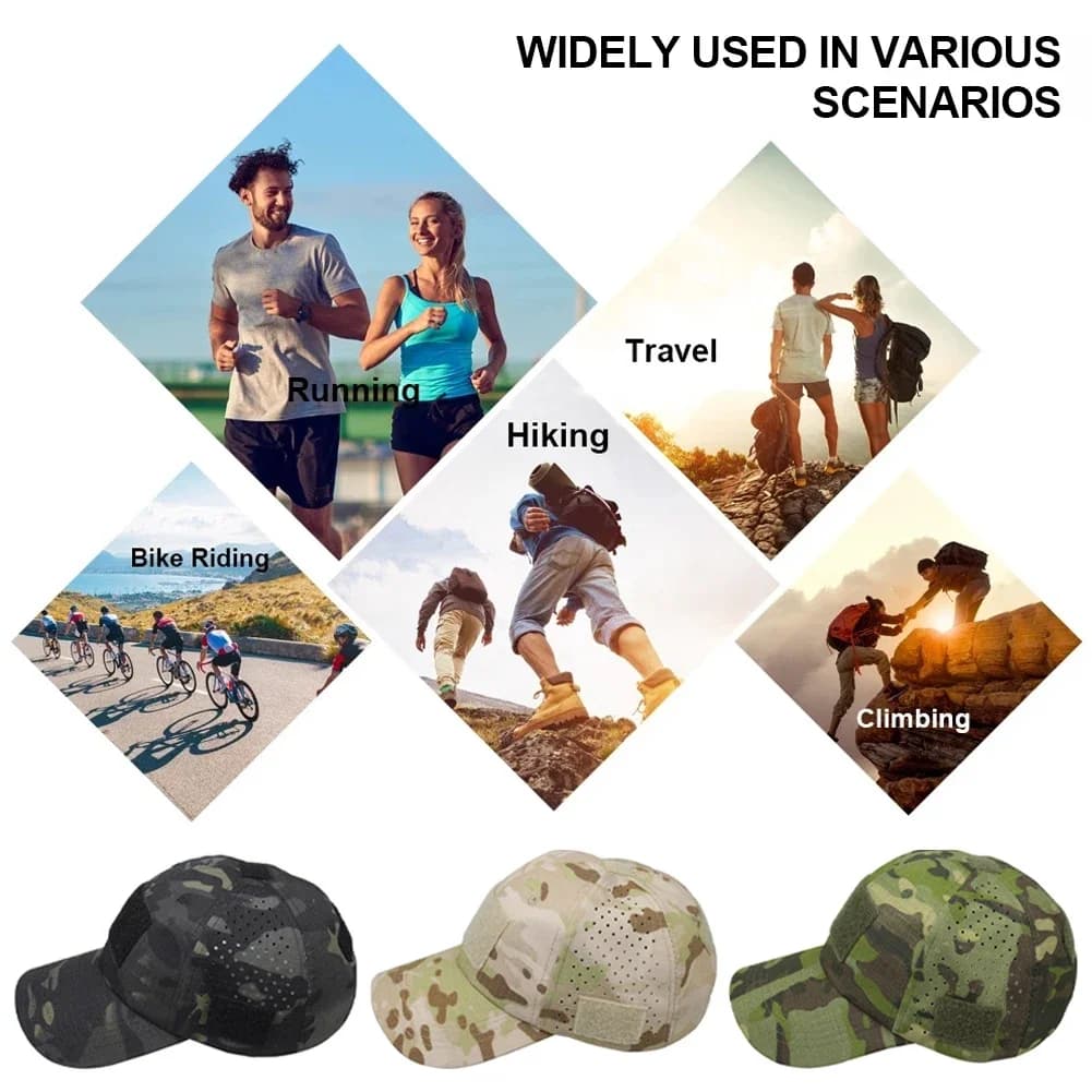 Outdoor Camouflage Baseball Cap Men's Tactical CP Duckbill Cap - Image 5