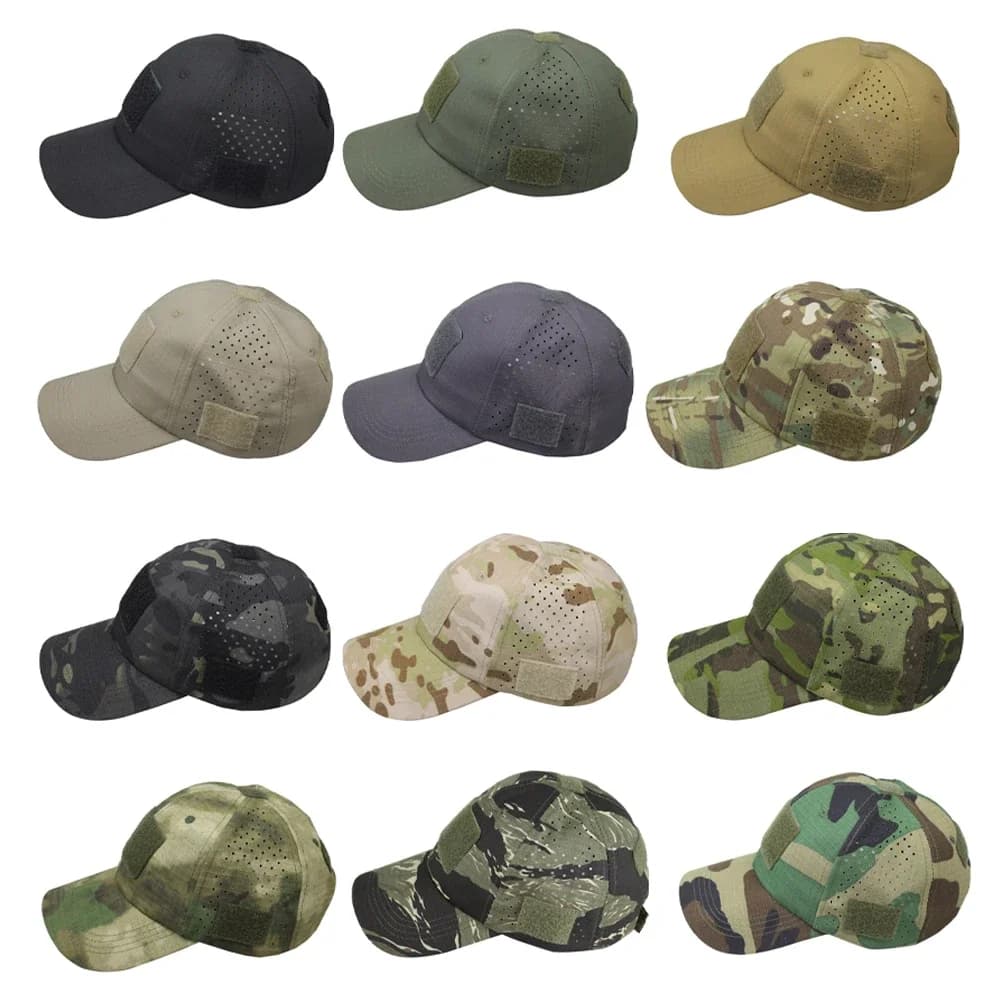 Outdoor Camouflage Baseball Cap Men's Tactical CP Duckbill Cap - Image 6