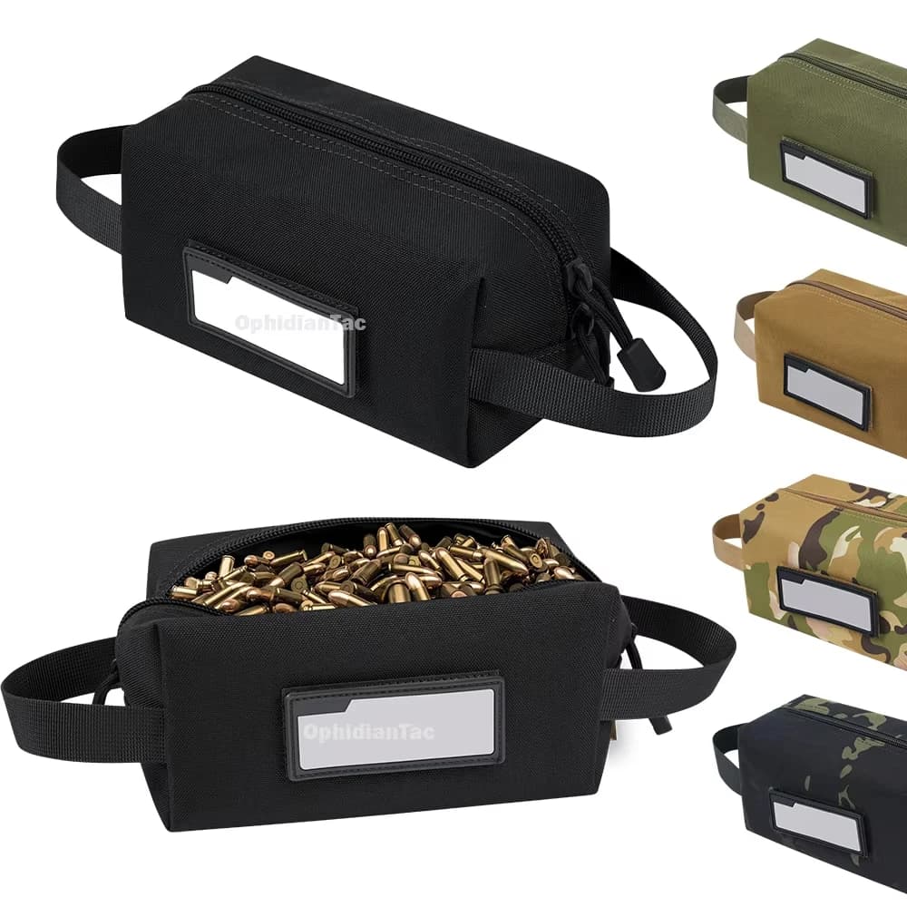 1000D Tactical Cartridge Bag - Ammo & EDC Gear Organizer for Hunting | Multipurpose Firearm Storage Box Case - Image 2