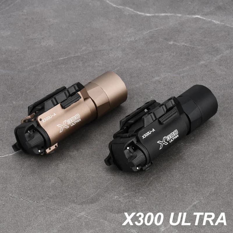 Tactical Surefir X300 X300U Ultra X300V XH35 Metal Pistol Gun Strobe LED Light Fit 20mm Rail Airsoft Hanging Hunting Flashlight - Image 3