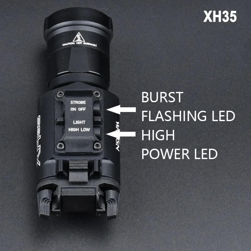 Tactical Surefir X300 X300U Ultra X300V XH35 Metal Pistol Gun Strobe LED Light Fit 20mm Rail Airsoft Hanging Hunting Flashlight - Image 4