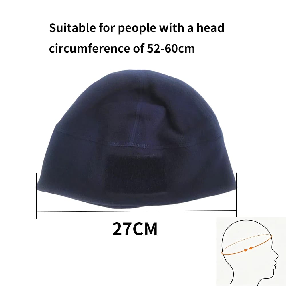 Windproof Tactical Beanie - Thick, Warm Knit Hat for Outdoor Activities, Breathable & Stretch Fit, Solid Color - Image 6