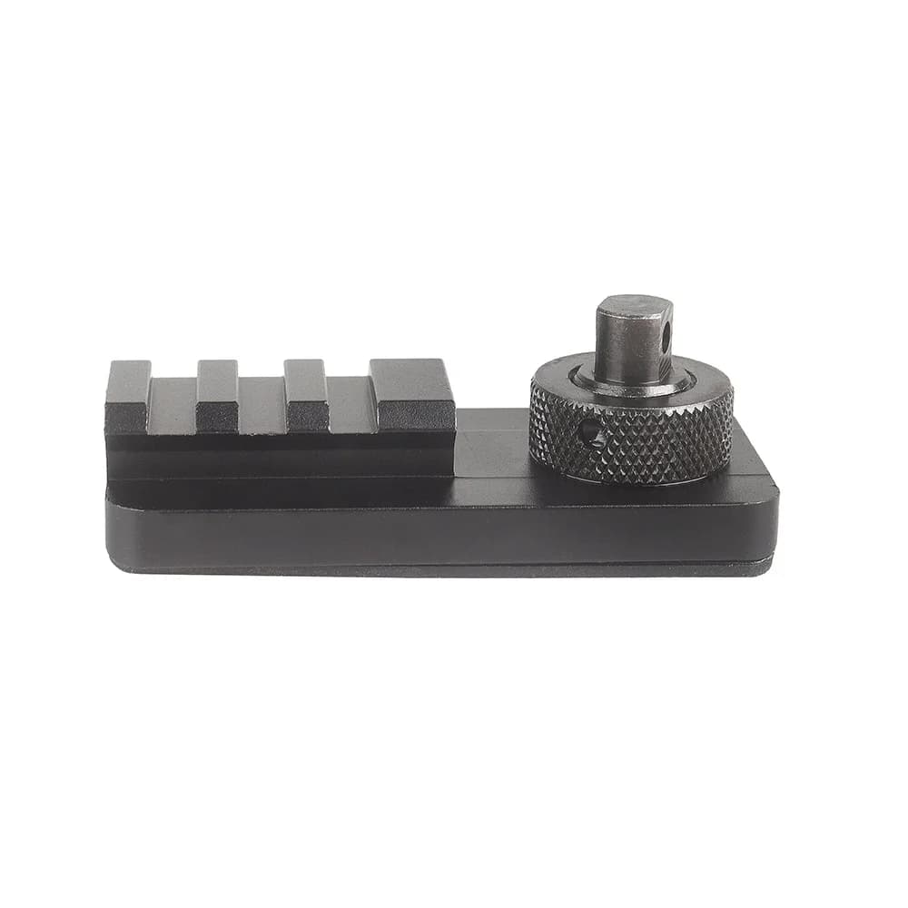 Sling Swivel Stud Picatinny Rail Adapter for Rifle Bipod 20mm Picatinny Mount Adapter with 3 Slots Rubber Base Hunting - Image 5
