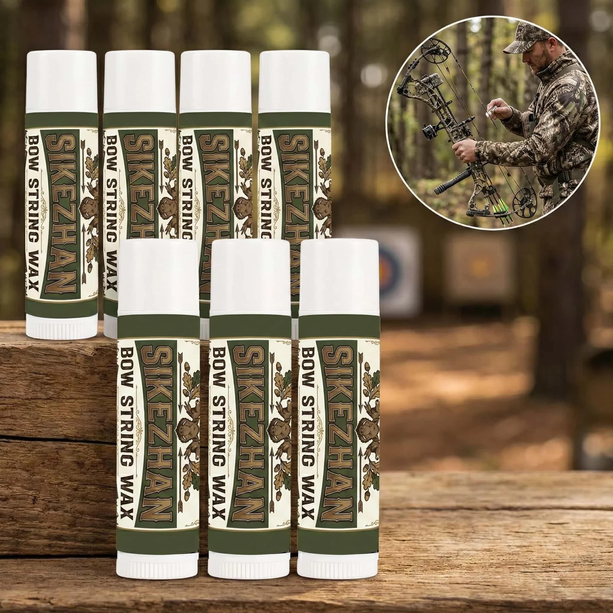 6g Archery Bow String Wax Rail Lube Stick Universal for Crossbow Compound Recurve Bows Waterproof Maintenance Protects & Frays - Image 2