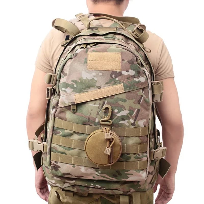 1000D New Outdoor Casual Men Coin Wallet Portable Mini Money Coin Pouch Keys Holder Waist Bag Round Small Case Zipper Wallet - Image 6