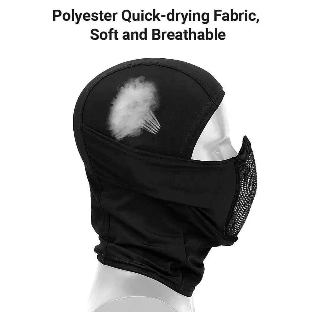 Tactical Balaclava Mask Mouth Protection Half Face Mask Breathable Mesh Airsoft Headgear Low Profile Hunting Accessories - Image 2