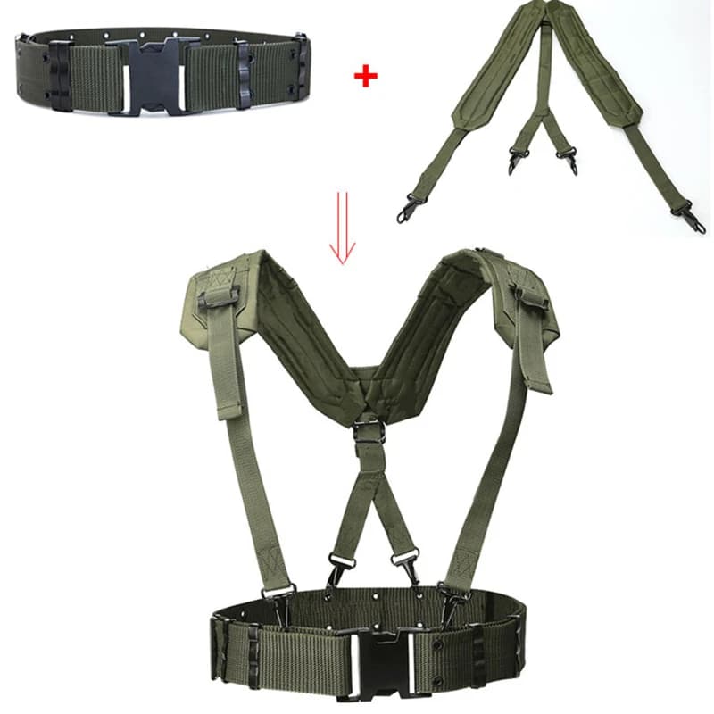 Outdoor Tactical Belt CS Army Fans Combat Belts Military Hunting Accessorios Y Belt Girdle Shoulder Chest Strap Tactico Military - Image 5