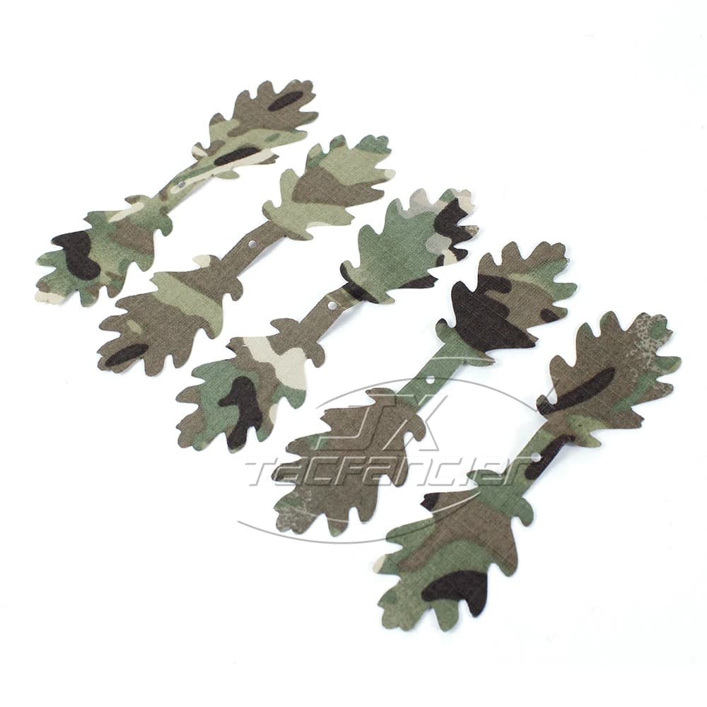 3D Camo Scrim Kit Laser Cut Lead Shape Helmet Scrim Cover Tactical Backpack Decoration Paintball Paratrooper Hunting Accessories - Image 6