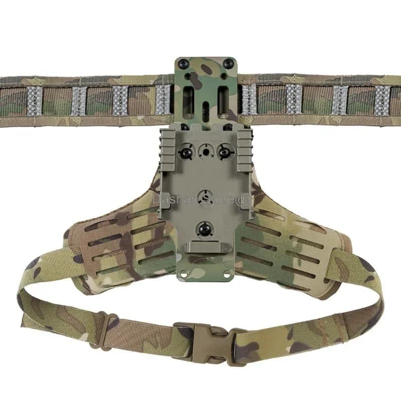 Tactical Holster Combination Adapter MHA QLS Side Kit Thigh Drop Leg Tactical Quick Pull Molle Hunting Comfortable Airsoft Gear - Image 1