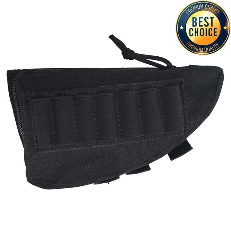 Tactical Rifle Shotgun Buttstock Cheek Rest Rifle Stock Ammo Shell Nylon Magazine Molle Pouch Holder Gun Accessories for Hunting - Image 4