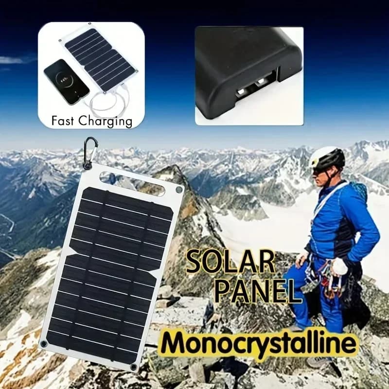 SOECOPO 30W Lightweight Flexible Solar Panel Kit, Free Mini Solar Regulator, Complete Hooks & Suction Cups Accessories, Portable For Phone Outdoor Camping Charging, US Warehouse 2-8 Days Fast Domestic Delivery - Image 2