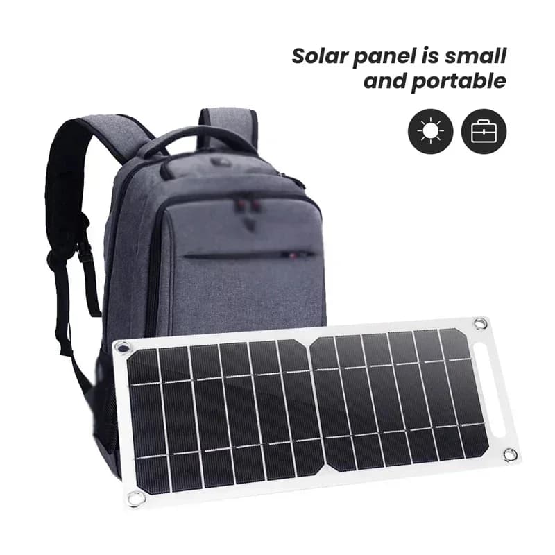 SOECOPO 30W Lightweight Flexible Solar Panel Kit, Free Mini Solar Regulator, Complete Hooks & Suction Cups Accessories, Portable For Phone Outdoor Camping Charging, US Warehouse 2-8 Days Fast Domestic Delivery - Image 6