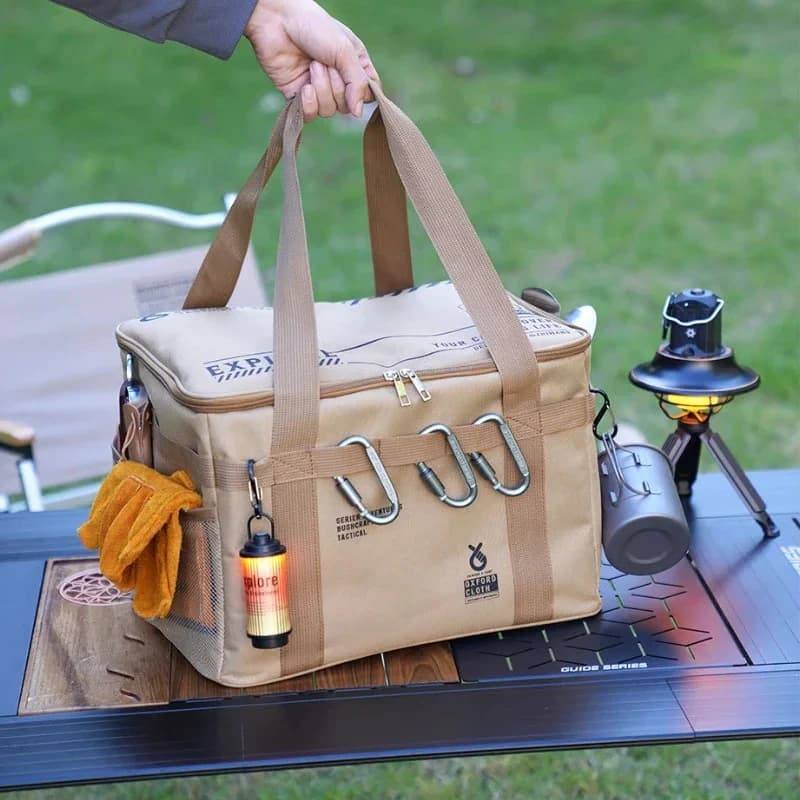 30-42L Tactical Camping Storage Bag - Insulated Folding Box for Picnic, Tableware & Field Equipment Waterproof - Image 5