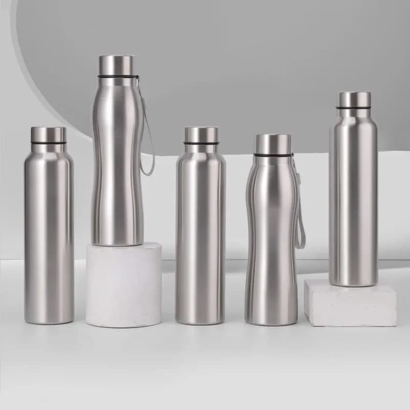 High Quality 1000ml Stainless Steel Sport Water Bottle Single-layer Rugged Water Cup Metal Flask Drinkware Camping Sports Gym - Image 3